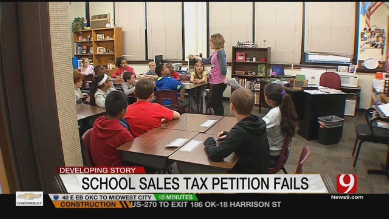 OKC Sales Tax Petition For School Teacher Pay Raises Fails