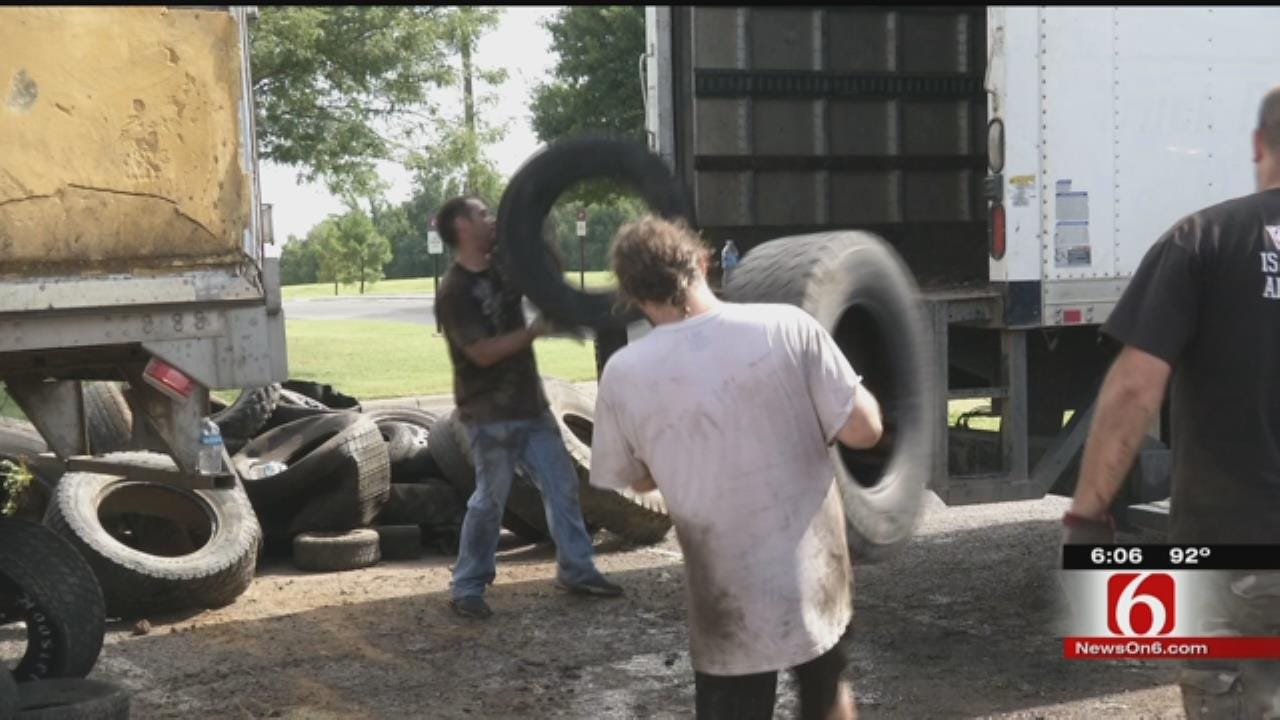 Tulsa County Residents Recycle Tires For Free