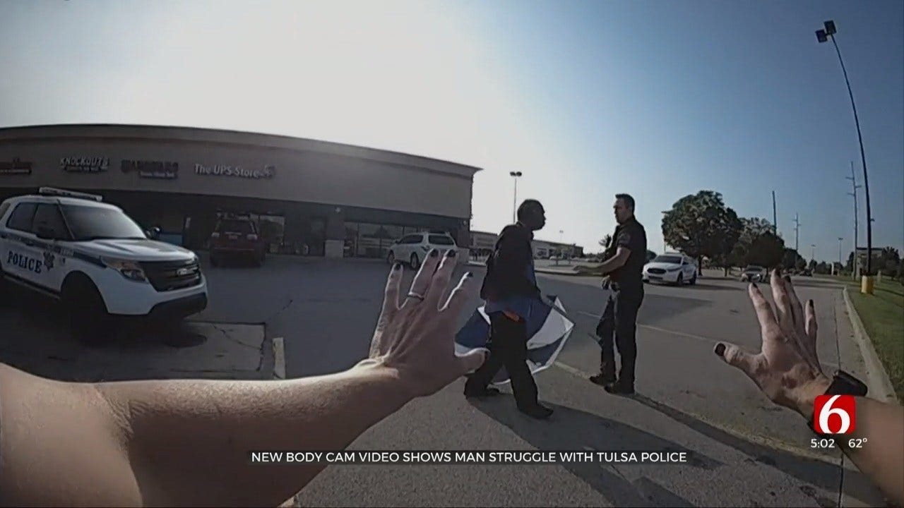 WATCH: Body Cam Video Shows Man Struggle With Tulsa Police