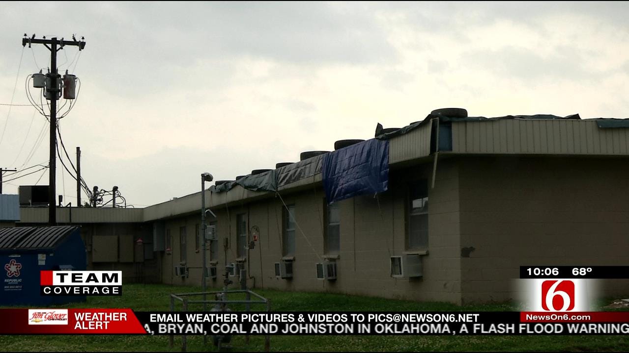 High Winds Damage Pittsburg County Nursing Home