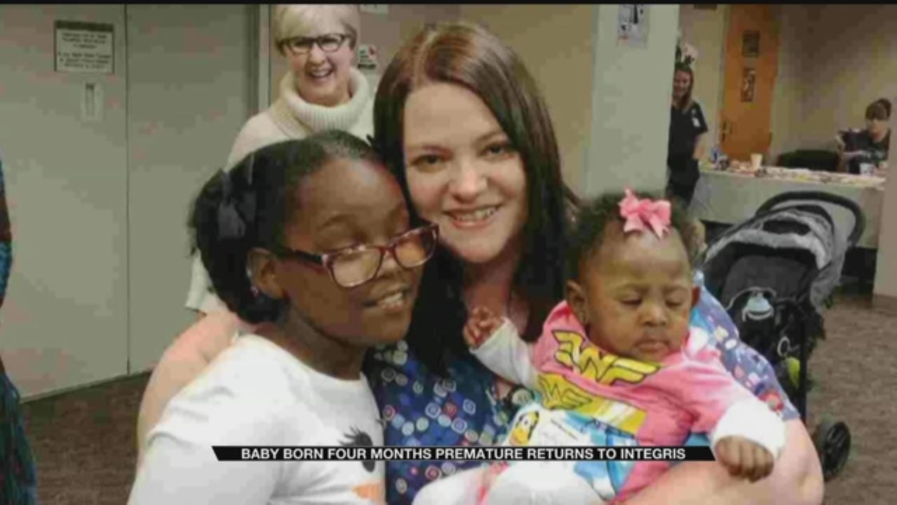 Smallest Baby To Survive Returns To OKC Hospital For Reunion