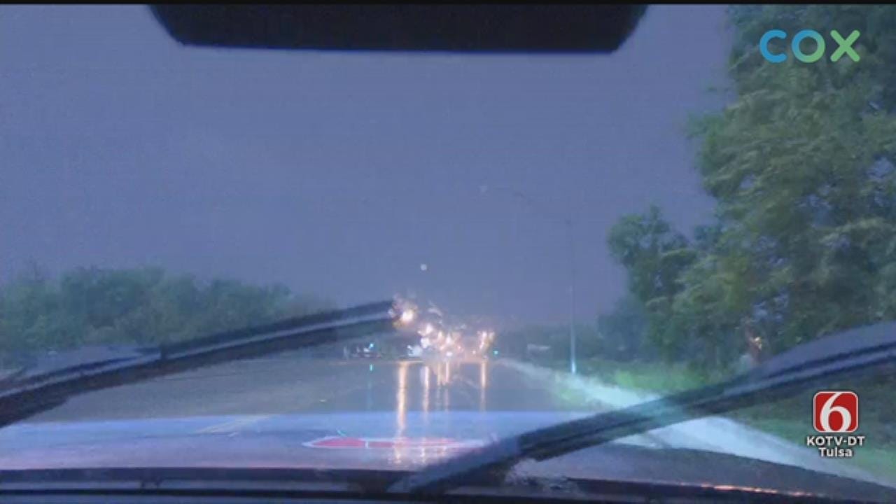 WATCH: News On 6 Storm Tracker Von Castor Tracks Storms, Heavy Rain In The Tulsa Area