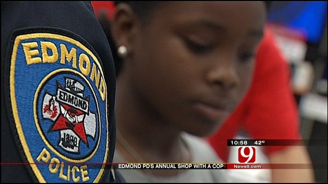 Needy Oklahoma Children 'Shop With A Cop' In Edmond