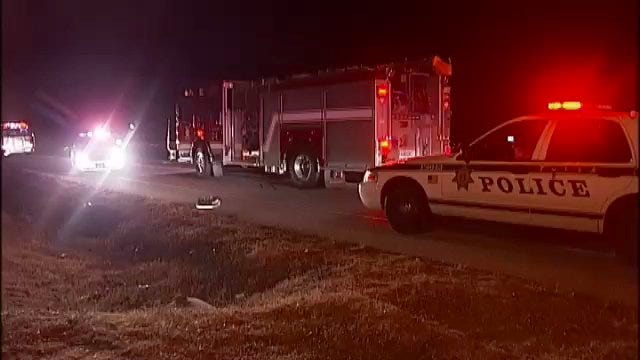 WEB EXTRA: Video From Scene Of North Tulsa Crash