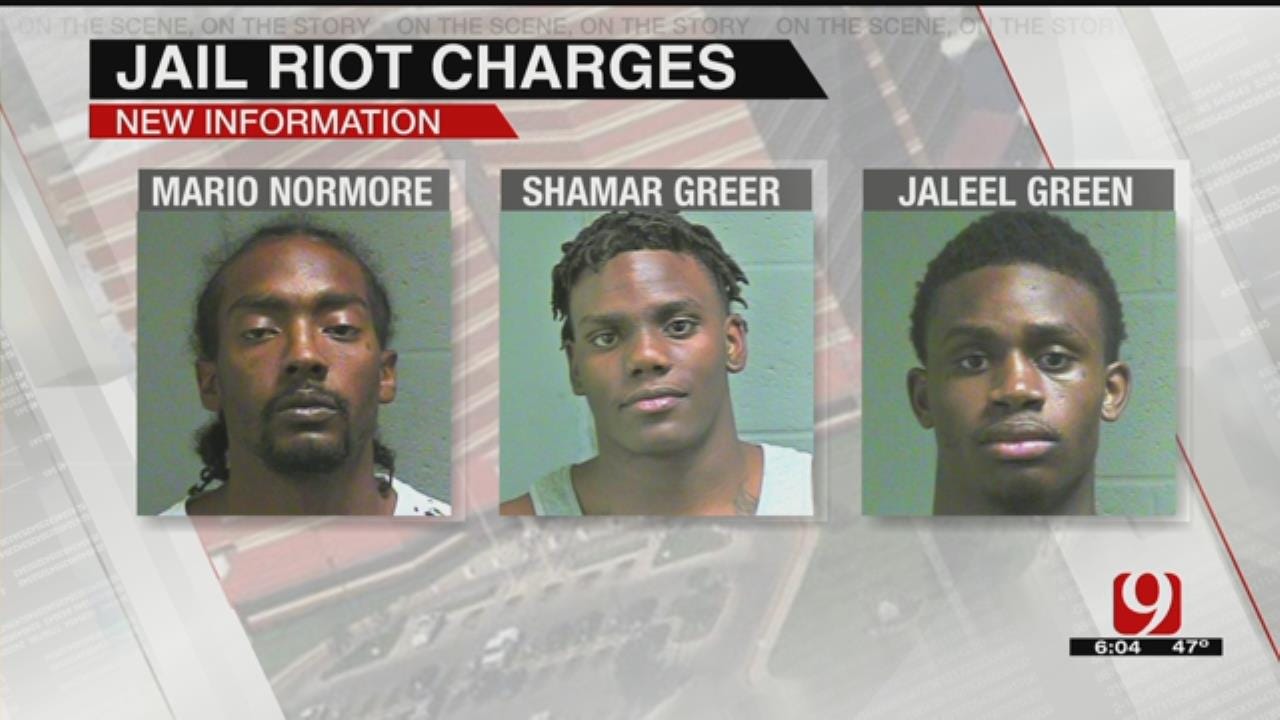 3 Inmates Charged In Oklahoma County Jail Riot