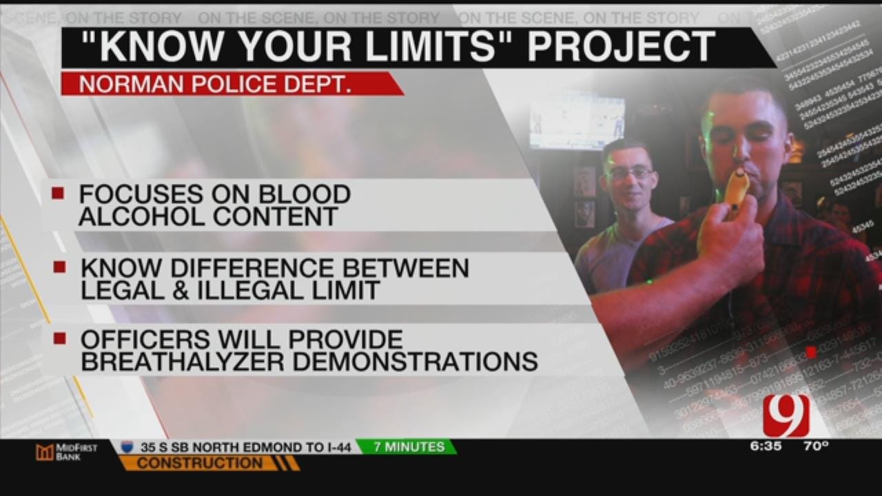 Norman PD Educating Drinkers To "Know Their Limits"