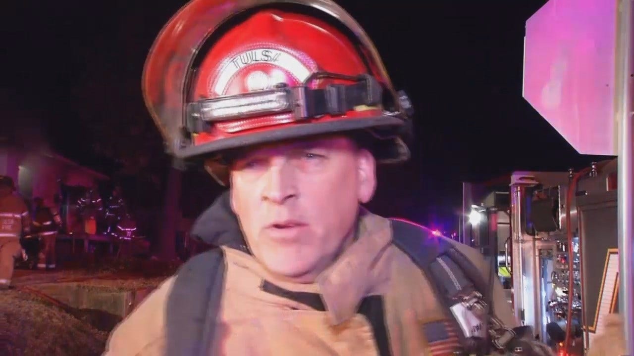 WEB EXTRA: Tulsa Fire Captain Mike Burgess Talks About The Fire