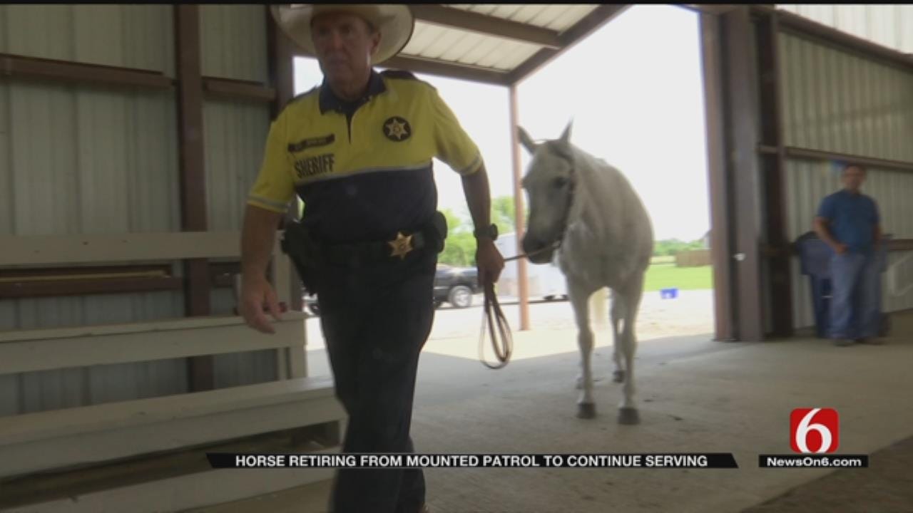 Rogers County Mounted Patrol Officer Moving To Different Type Of Service