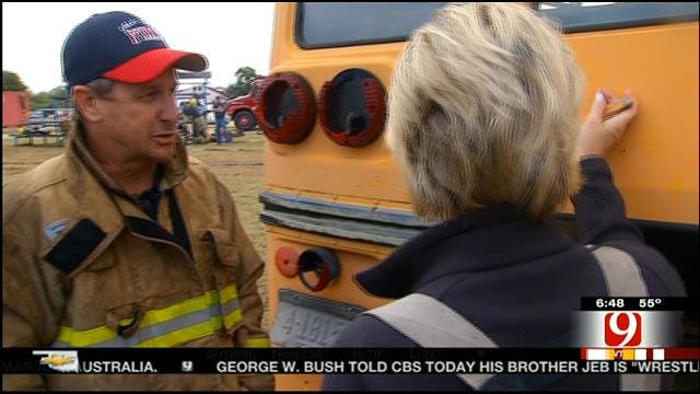 Get Out Alive: OK Firefighters Offer Advice On Escaping Burning Bus