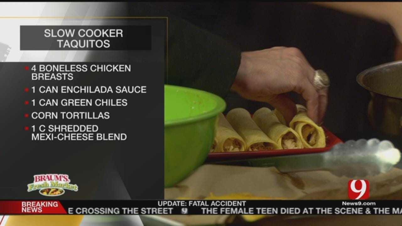 Slow Cooker Taquitos