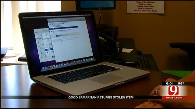 Good Samaritan Returns Stolen MacBook To Oklahoma Family