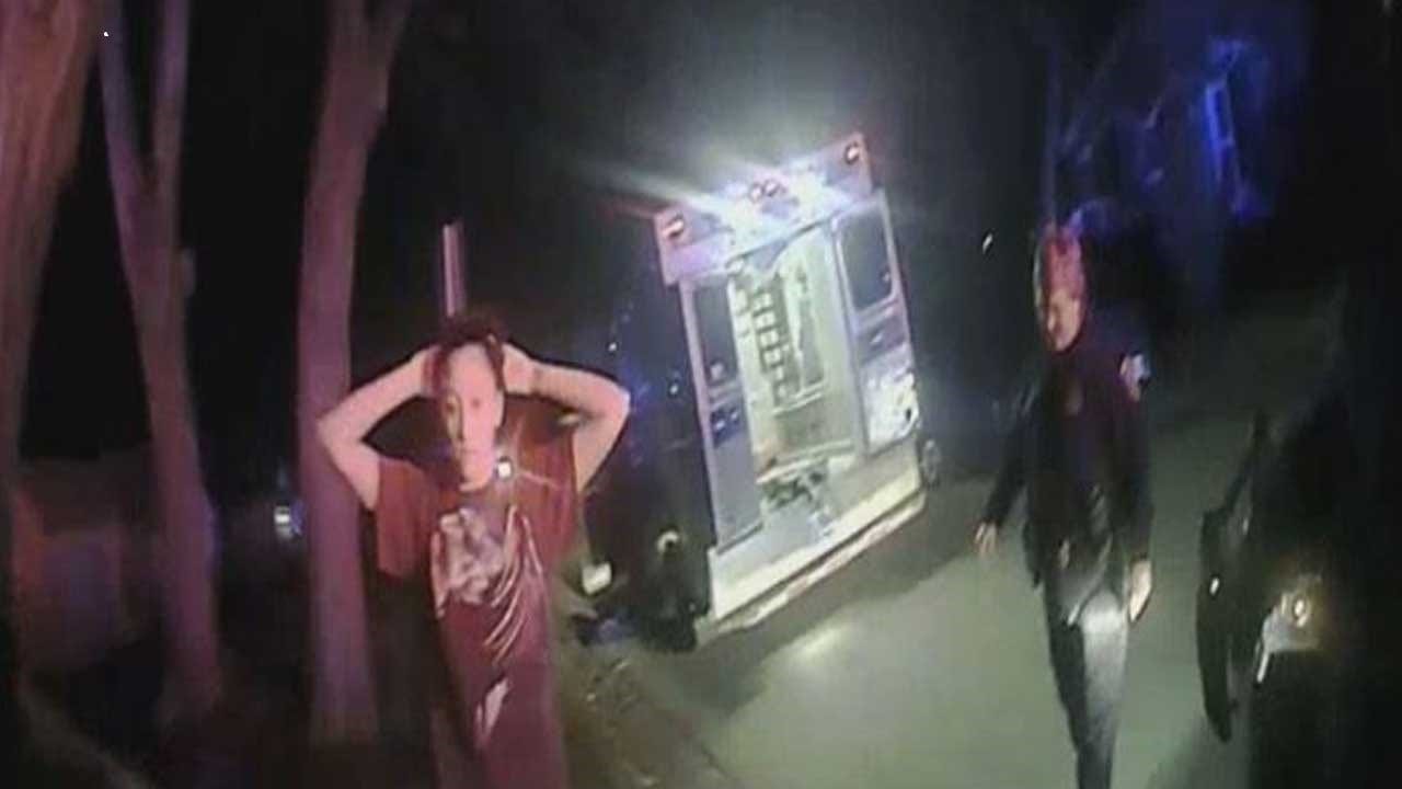 Bodycam Video Shows Chase, Arrest Of Suspect Accused Of Stealing EMSA Truck