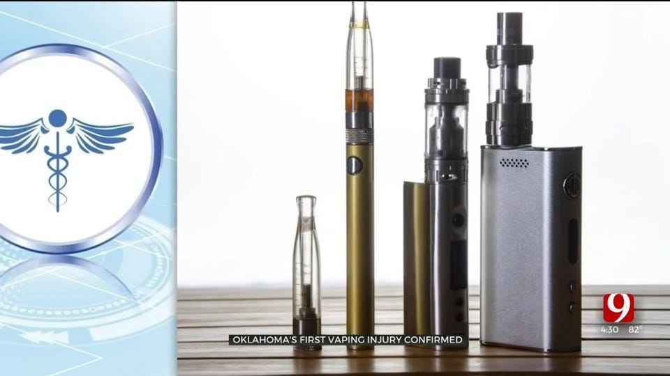 1st Vaping-Associated Lung Injury Case In Oklahoma Confirmed