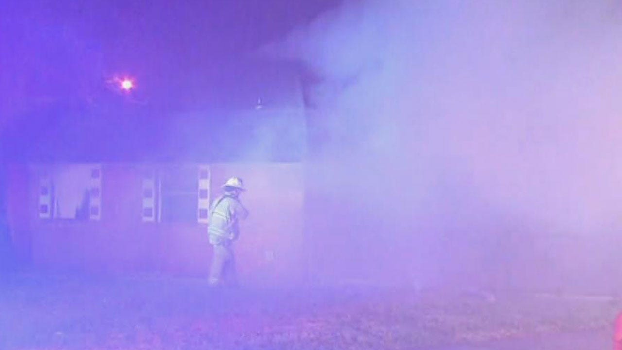 Crews Extinguish Flames On Vacant Home In SW OKC