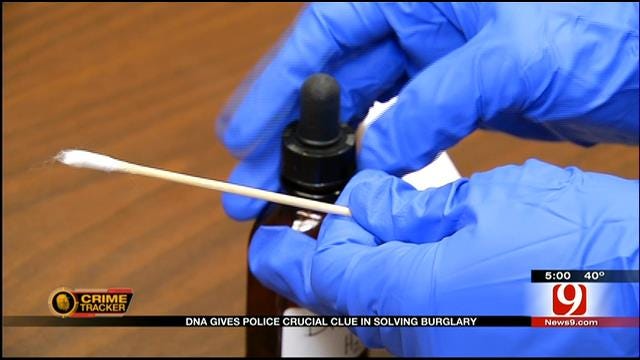 Water Bottle Helps Identify Midwest City Burglary Suspect