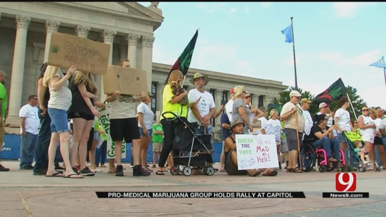 Cannabis Advocates Rally At State Capitol