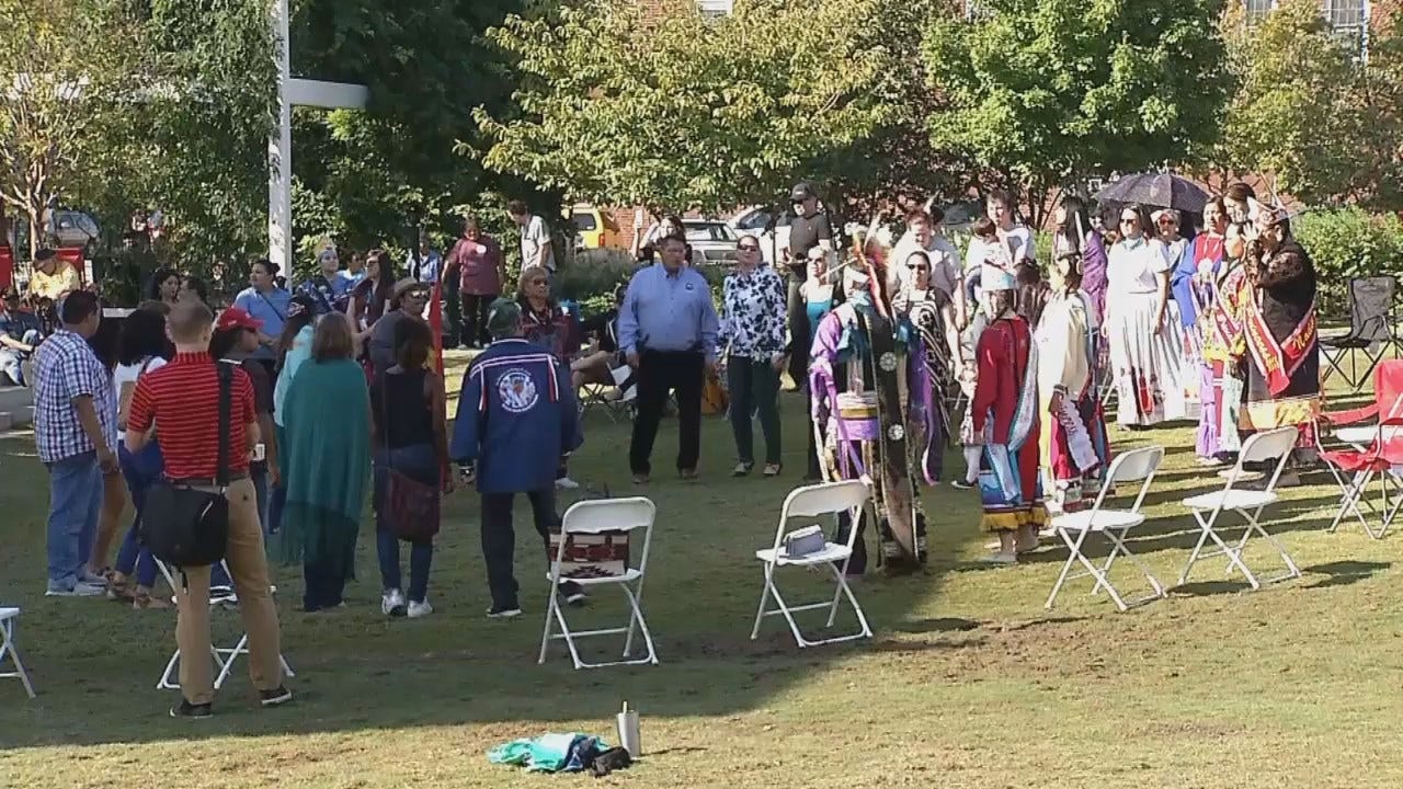 WEB EXTRA: Video From Last Year's Native American Day Celebration In Tulsa