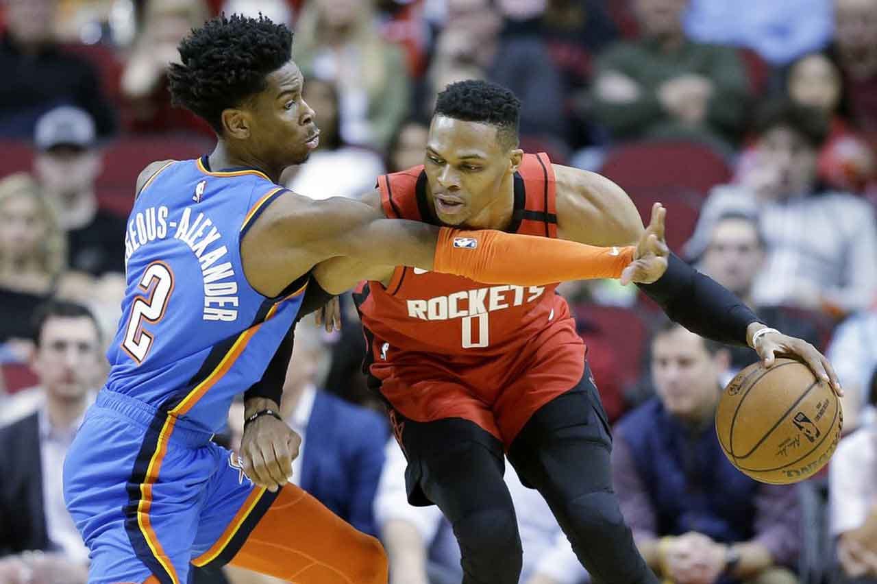 Paul, Thunder Rally For 112-107 Win Over Struggling Rockets