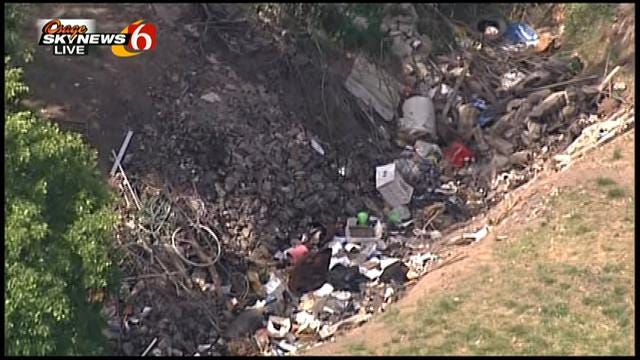 WEB EXTRA: Osage SkyNews 6 Flies Over Land Where Human Skull Was Found