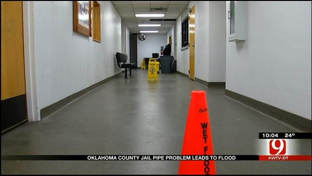 Oklahoma County Jail Pipe Problem Leads To Flood