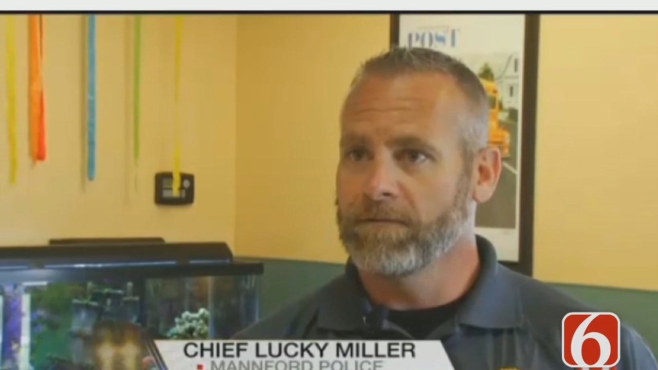 WATCH: Mannford Police Chief Lucky Miller Killed; Mannford Officer In Custody
