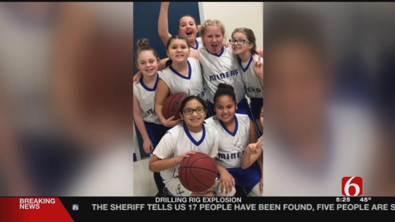 Hartshorne 5th Grader Gets Her First Basket In Championship Game