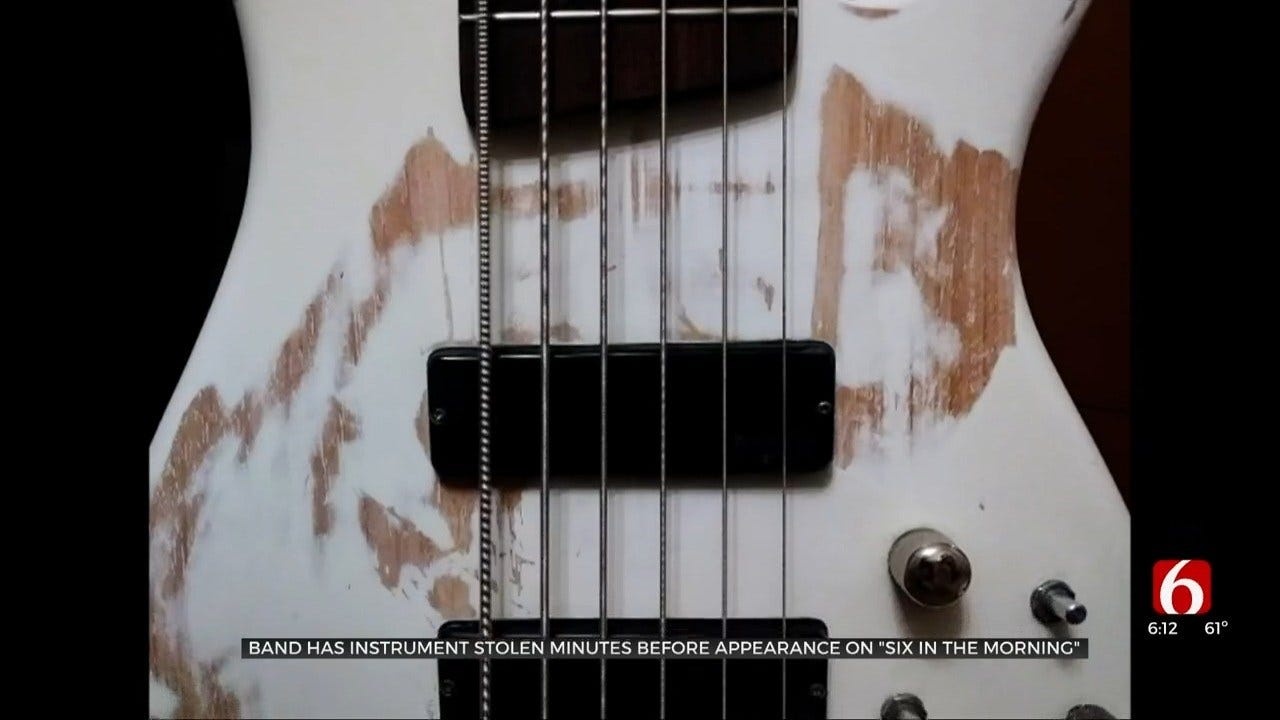Tulsa Band's Bass Guitar Stolen After Car Break-In