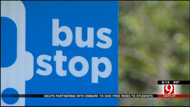 OKCPS Partnering With Embark To Give Free Rides To Students