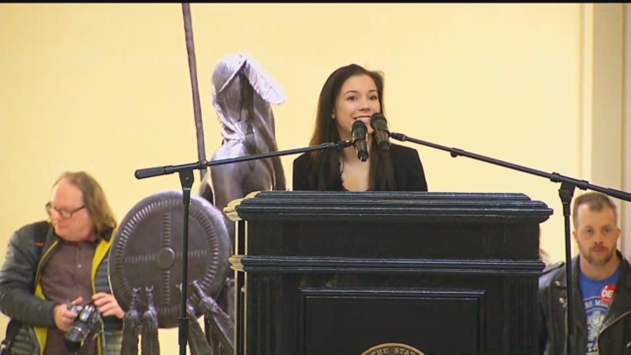 WEB EXTRA: Enid Student Speaks Out For 'Step Up Oklahoma'