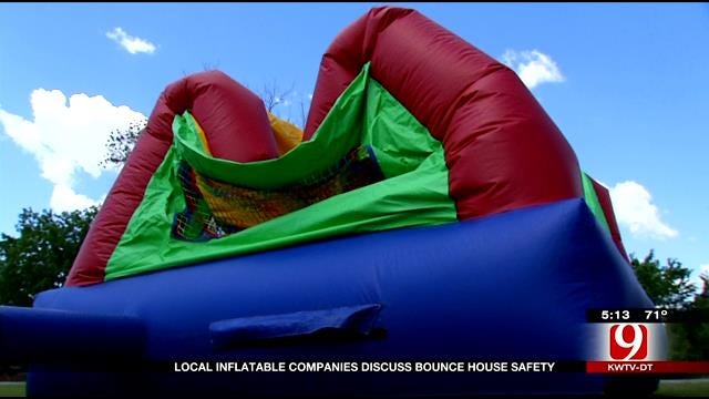 Oklahoma Inflatable Companies Discuss Bounce House Safety