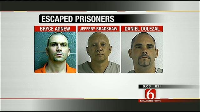 3 Men Escape Vinita Prison, Considered Armed, Dangerous