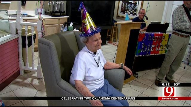 Two Oklahoma Women Honored As Centenarians