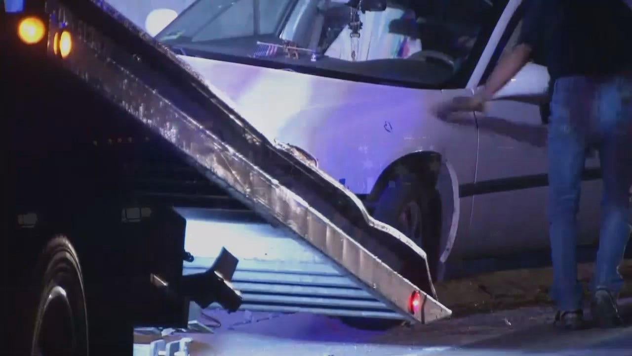 WEB EXTRA: Video From Scene Of Tulsa Highway Crash