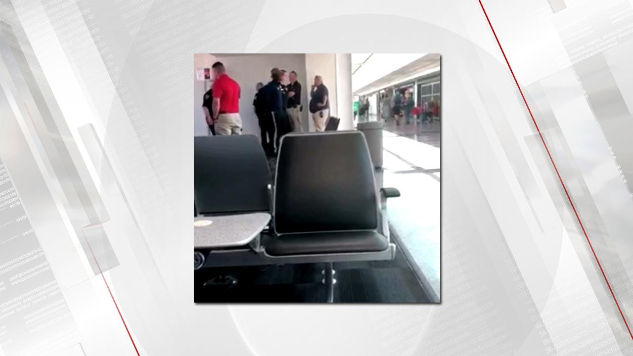 ARREST VIDEO: A Man Was Taken Into Custody After A Plane Was Diverted To TIA