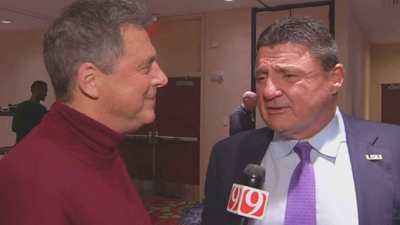 WATCH: Dean’s 1-on-1 With LSU Coach Ed Orgeron