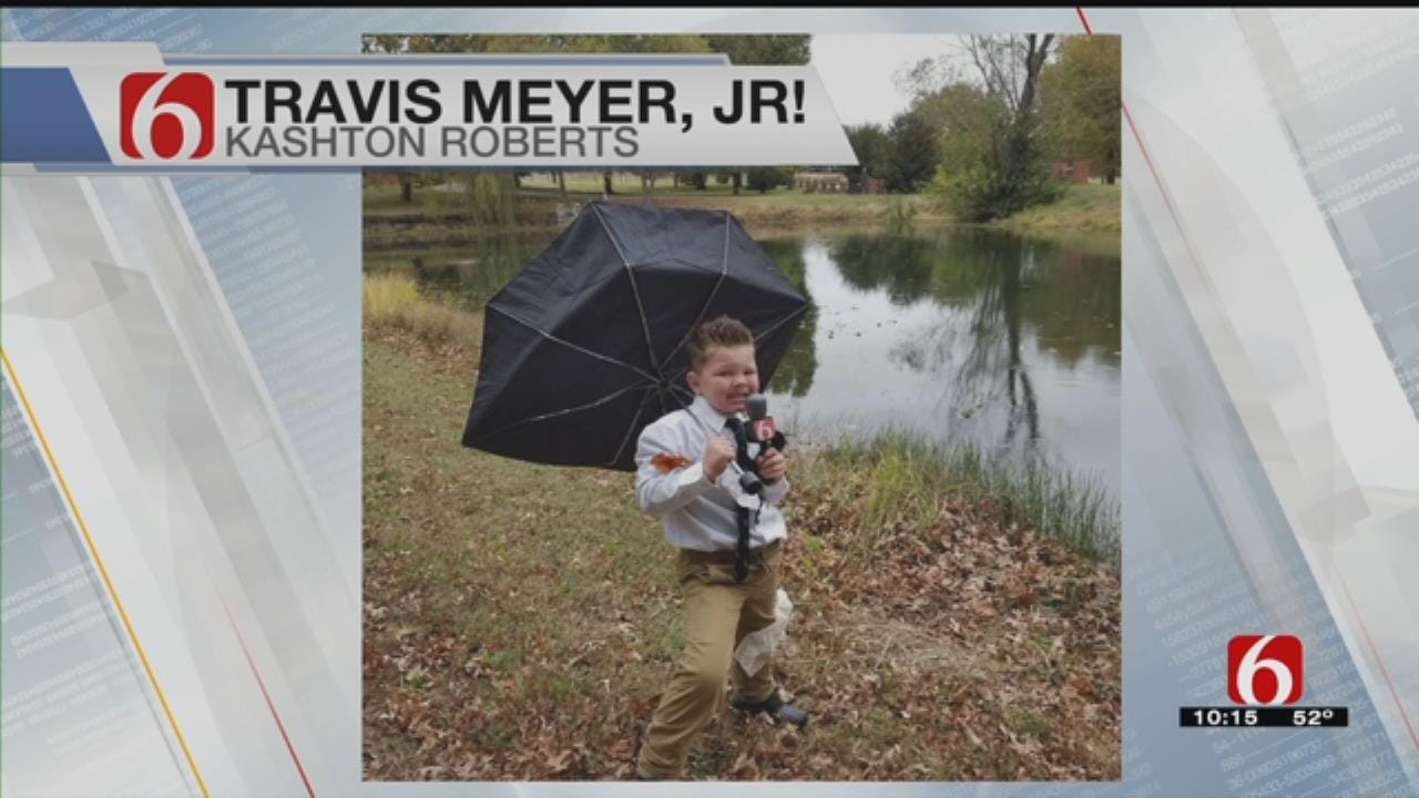 Kid Wins Costume Contest Dressed As Travis Meyer