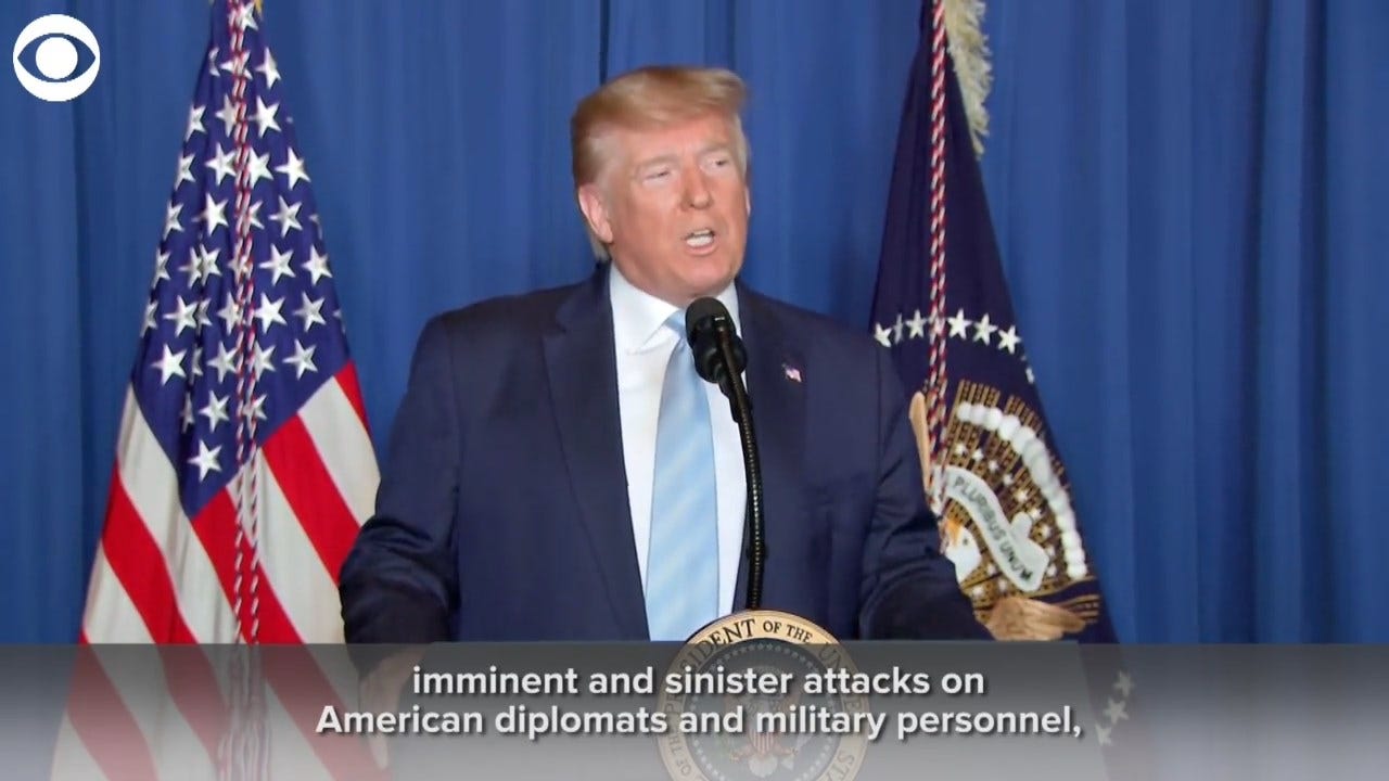 President Trump Addresses Airstrike That Killed Top Iranian General