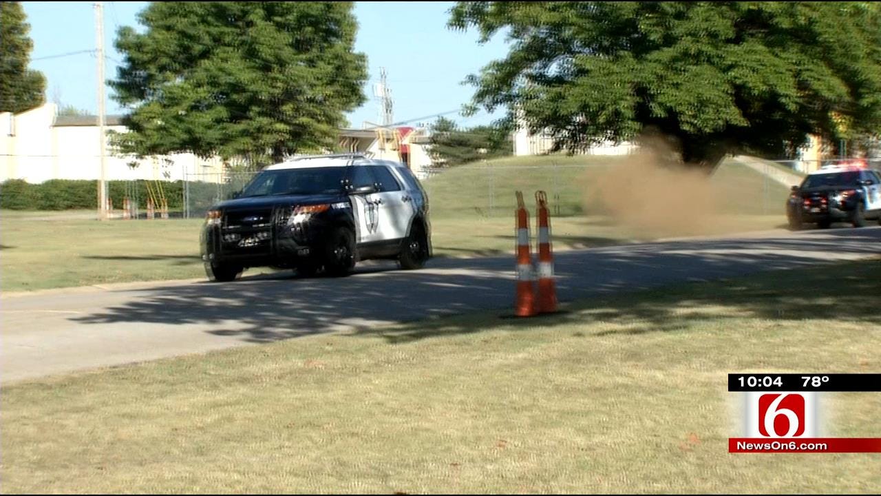 Jenks Officers Keep Driving Skills Sharp With Intense Training