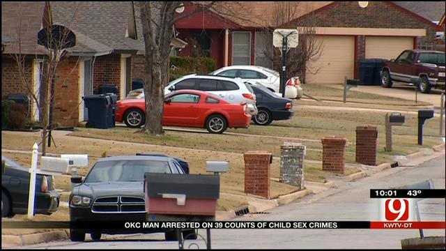OKC Man In Jail On 39 Counts Of Child Sex Crimes