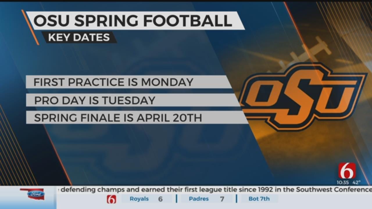 Spring Practice Starts Monday For OSU Cowboys