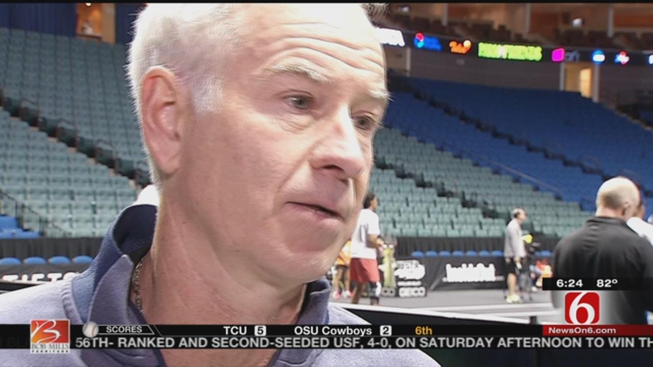 Tennis Legend John McEnroe Inspired By The Way Oklahoma Is Supporting The Sport