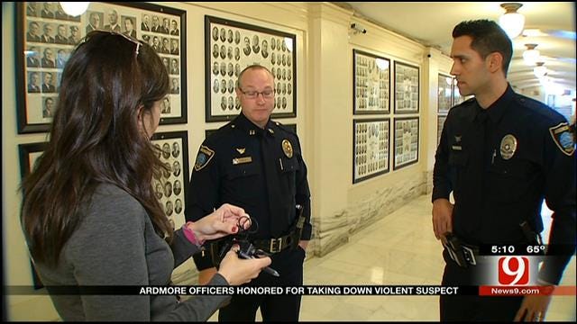 Two Ardmore Police Officers Honored At OK State Capitol