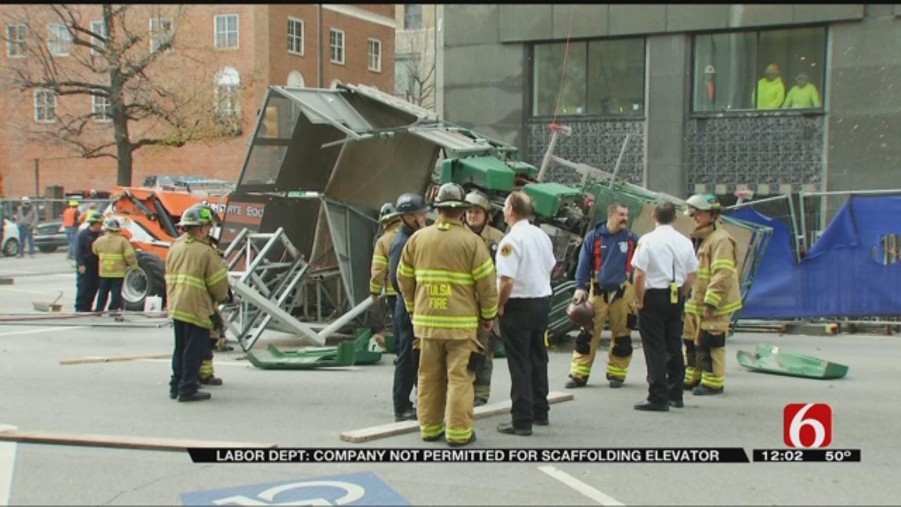 Collapsed Scaffolding Elevator Built Without Proper Permits, Report Says
