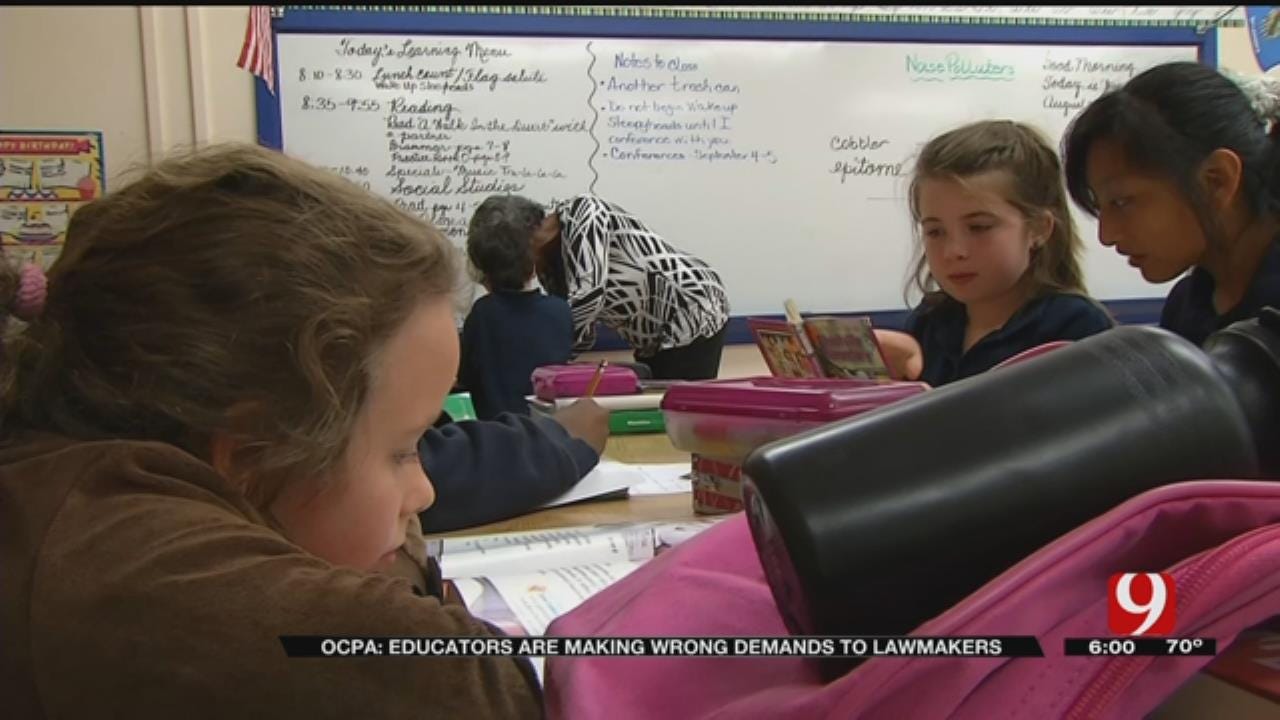OCPA Says Lawmakers Unlikely To Accept Teacher Union’s Demands