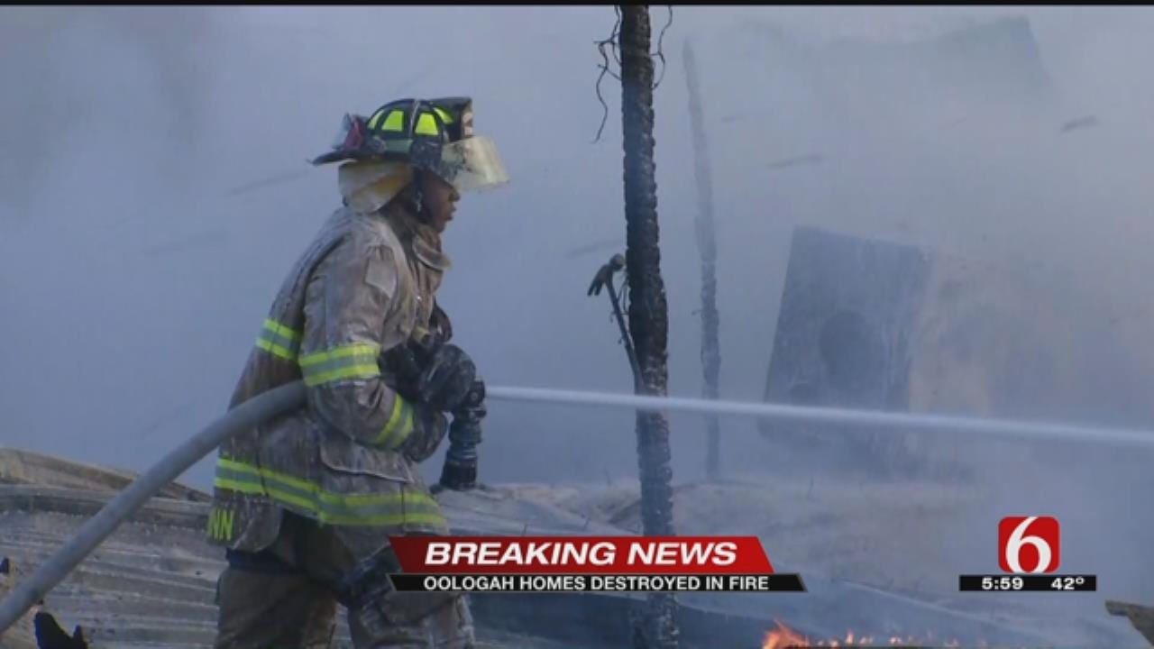 Rogers County Fire Destroys Two Homes