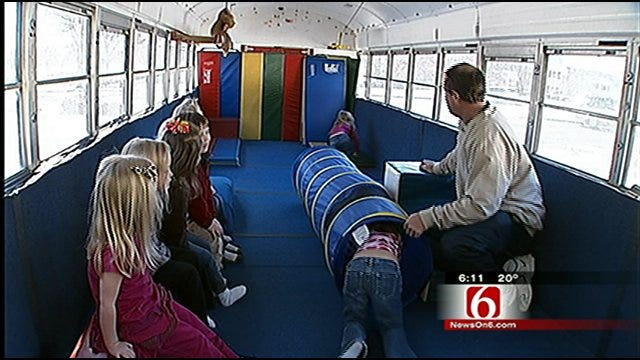 Tumblebus Brings Exercise, Smiles To Tulsa Kids