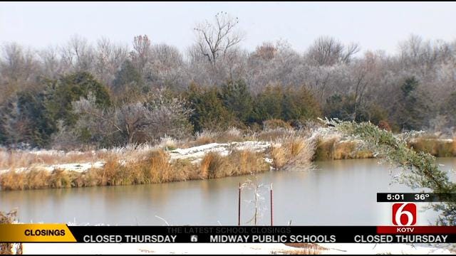 Rescuers Near Icy Pond Find Naked Checotah Man Inside Guitar Case