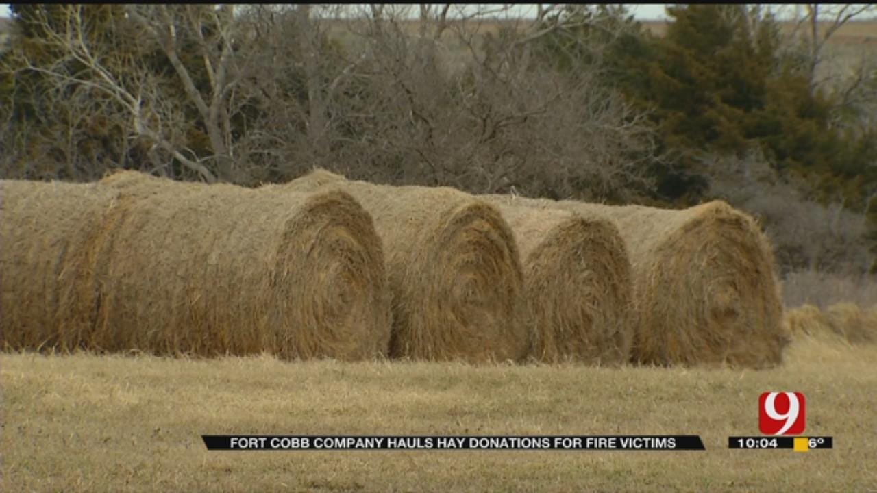 Hay Donations Pouring In, Delivered To Wildfire Victims In NW Oklahoma