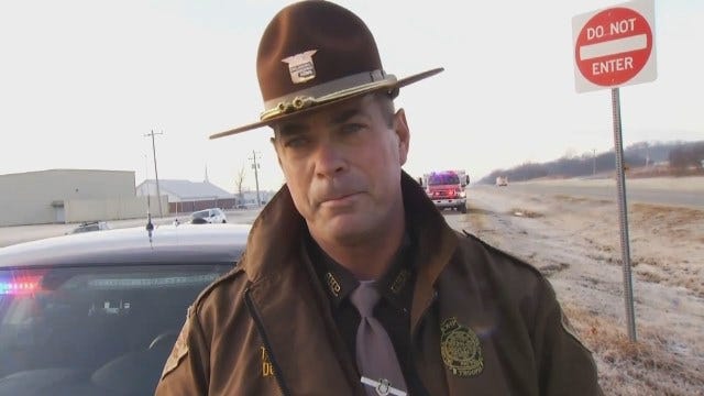 WEB EXTRA: Oklahoma Highway Patrol Trooper Dwight Durant Talks About Fatal Crash