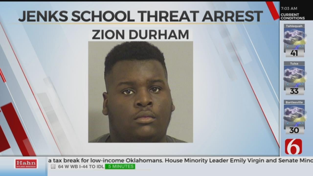 2 In Custody For Threats To Jenks School